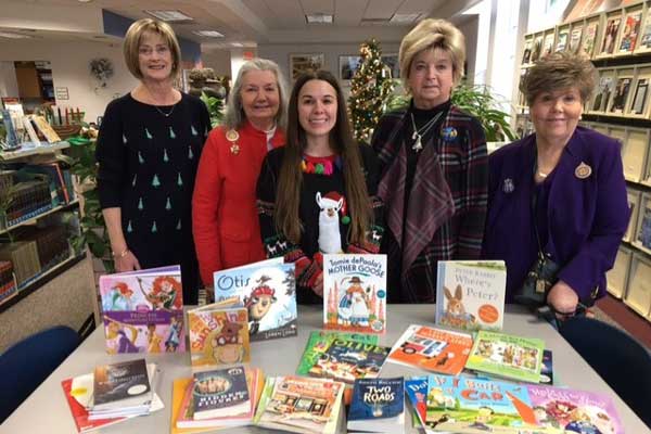 Chapter Donates Over 200 Books
