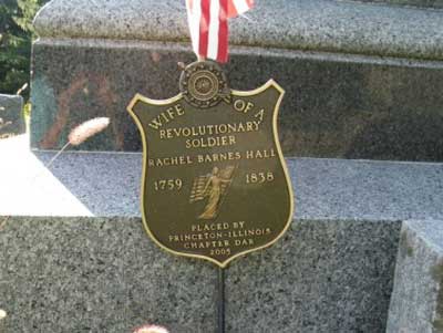 Marker of Rachel Baines Hall