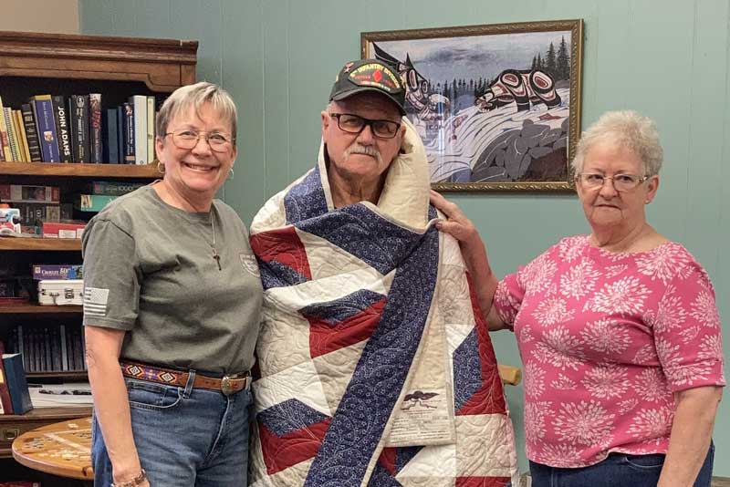 Quilts of Valor recipient
