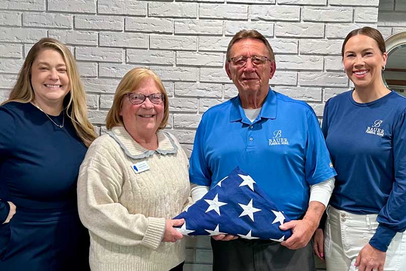 Veterans Honor Flag presentation