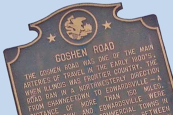Goshen Road Historical Marker