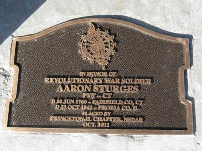 Marker for Aaron Sturges
