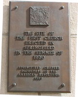 DAR Marker: First church