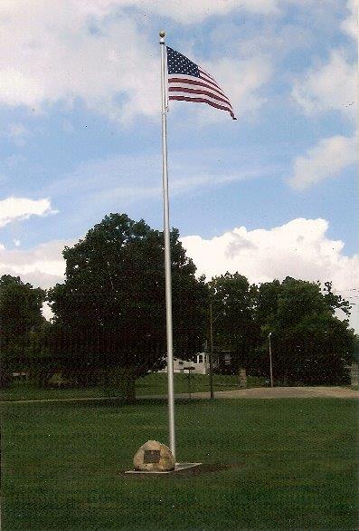 [Flagpole and Marker]